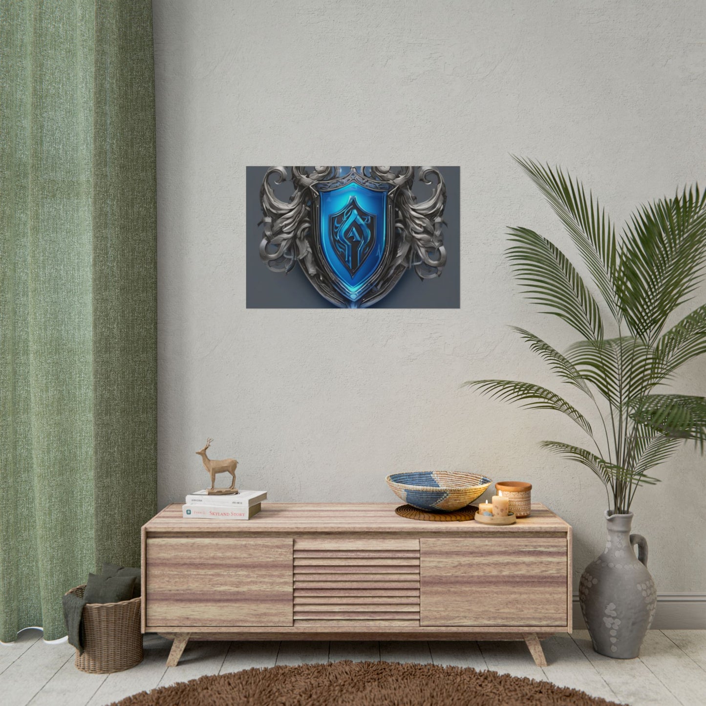 ArtArmor - Keyhole Dunes Shield - Art Print by Steve