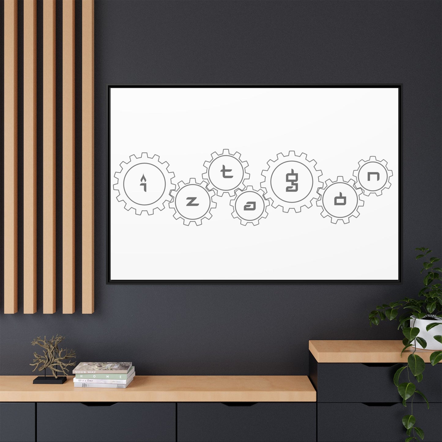 Framed Canvas by Steve