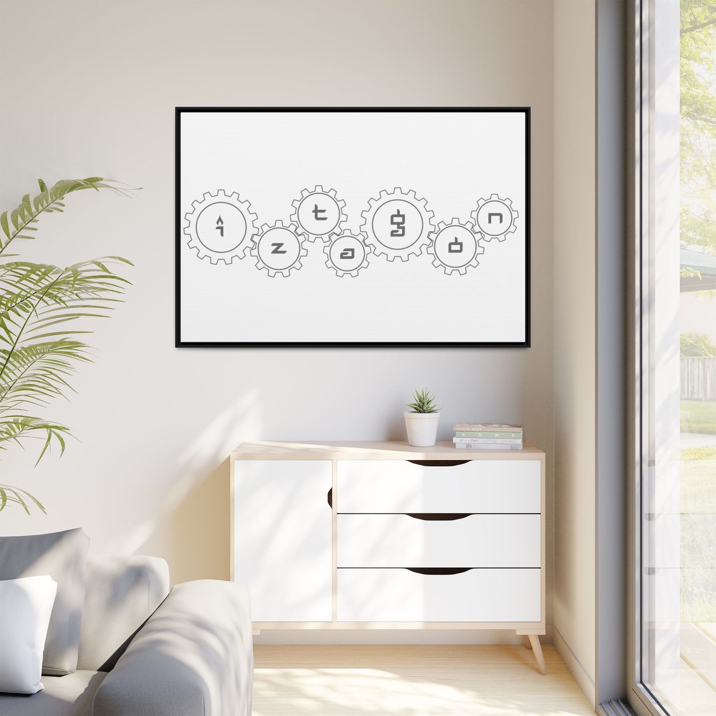 Framed Canvas by Steve