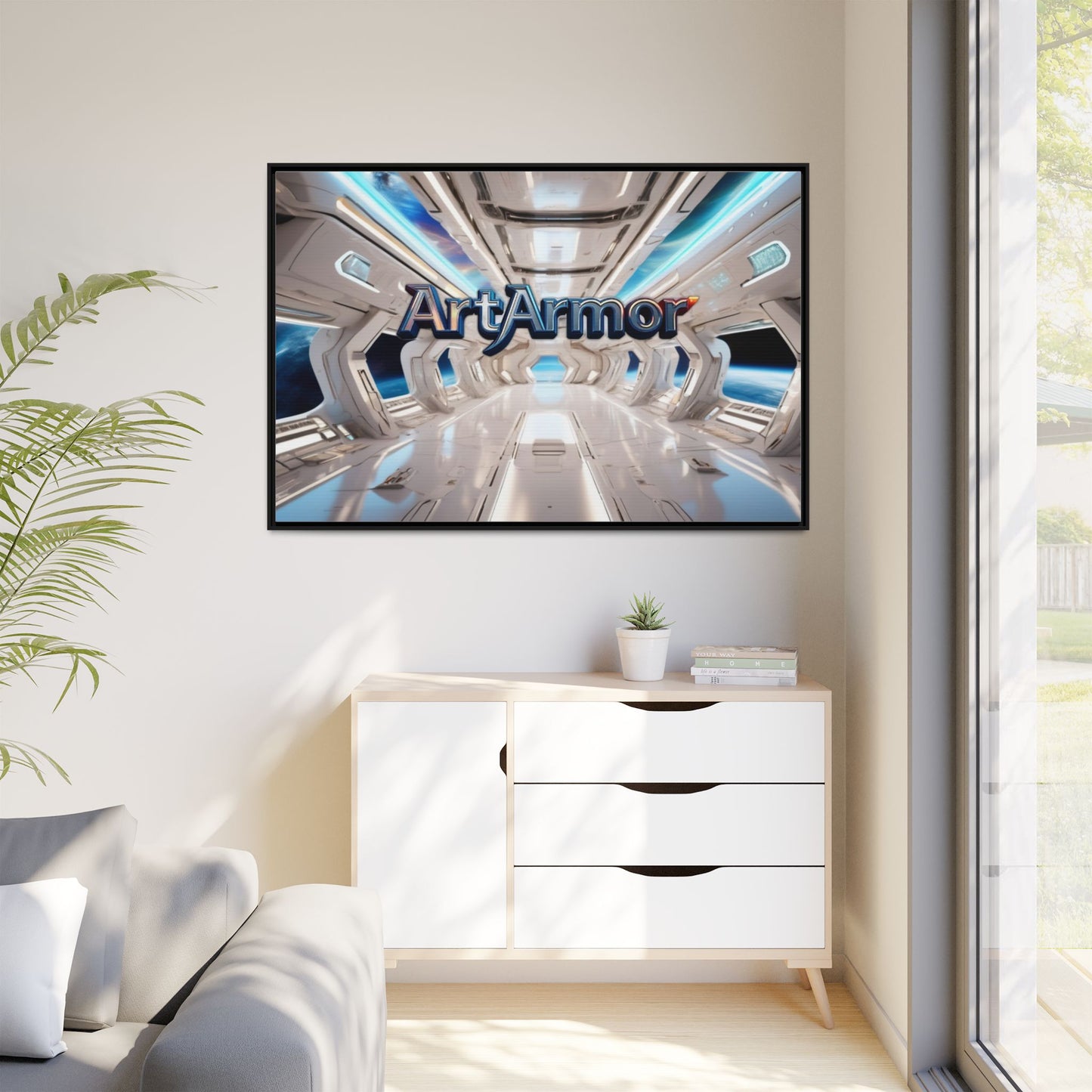 Framed Canvas by Steve