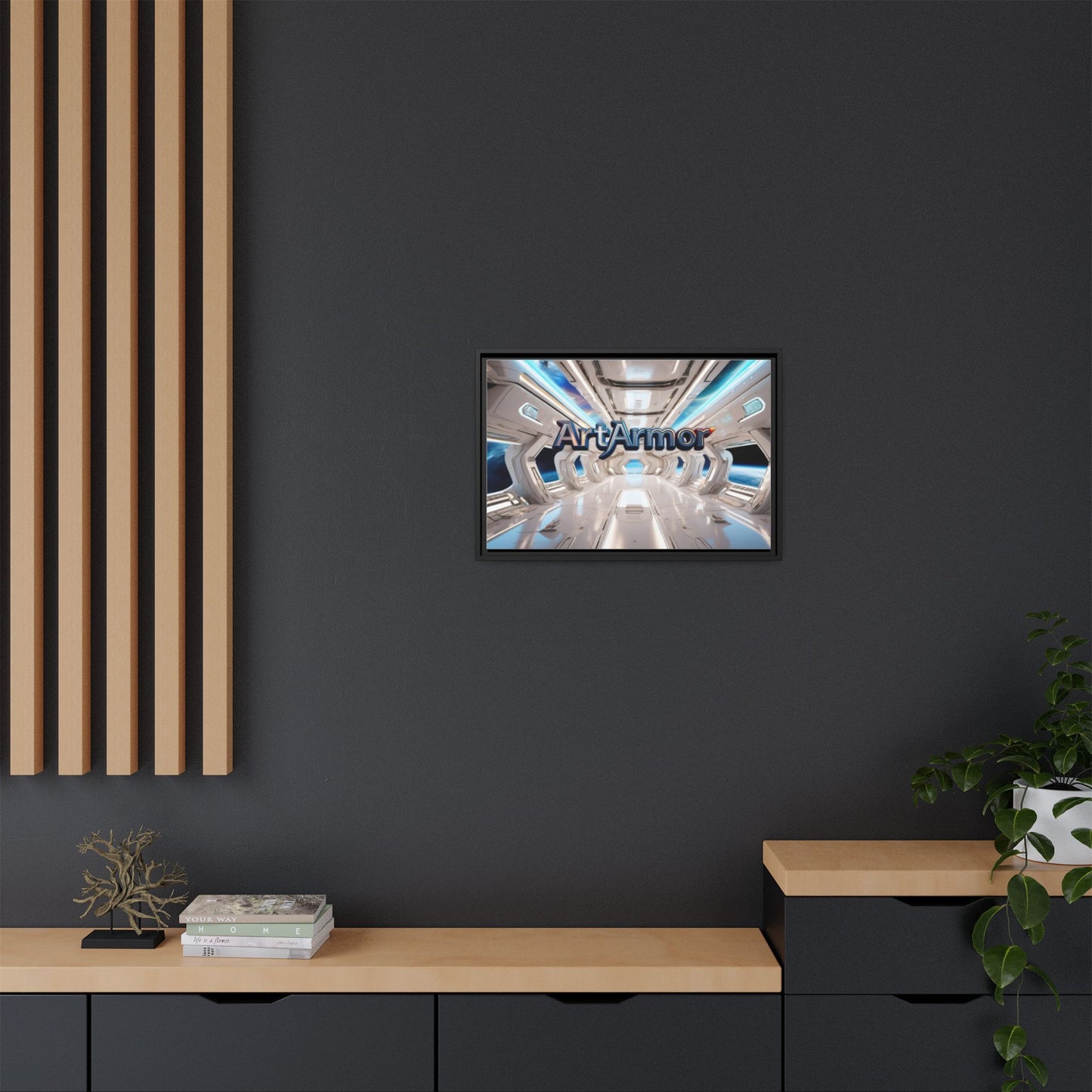 Framed Canvas by Steve