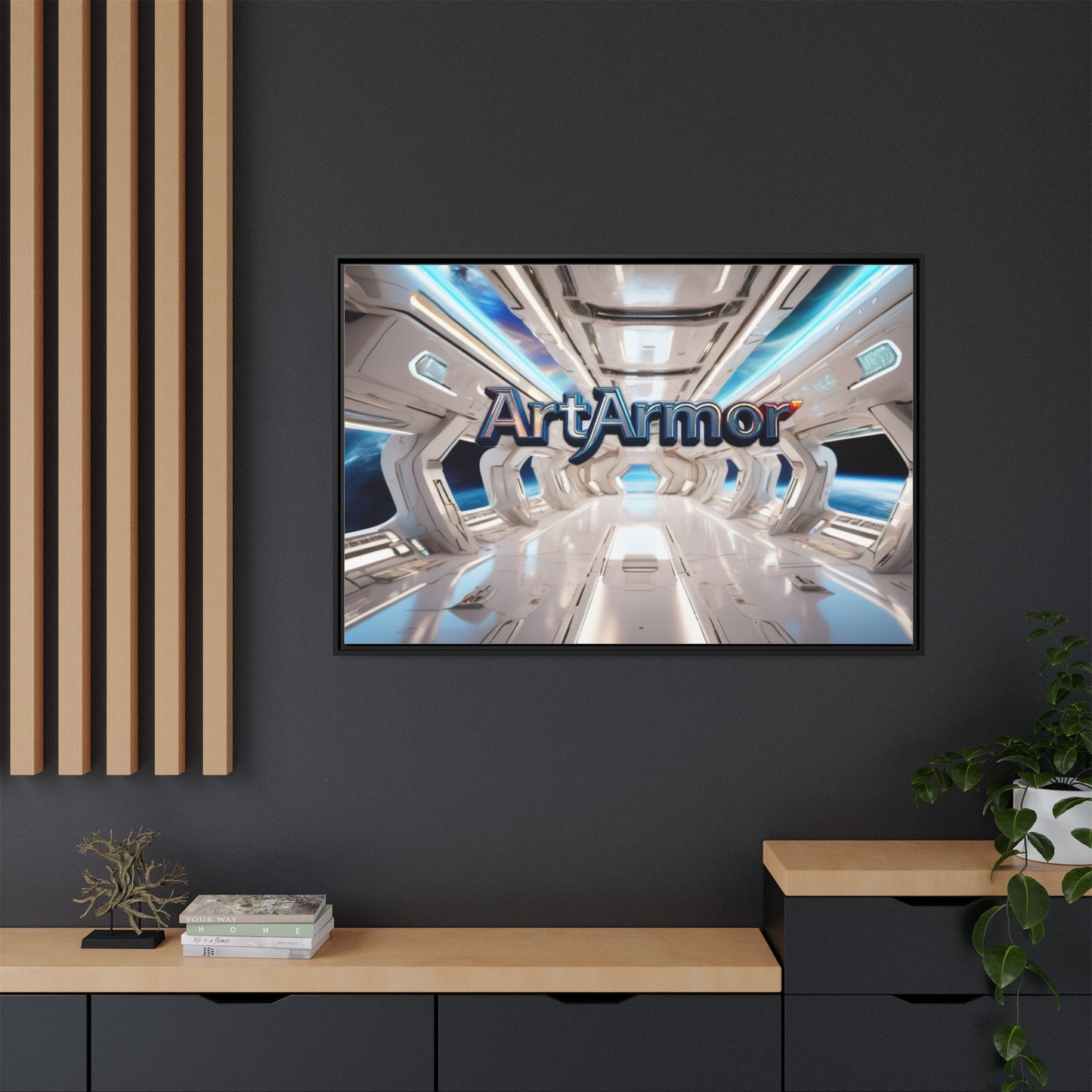 Framed Canvas by Steve