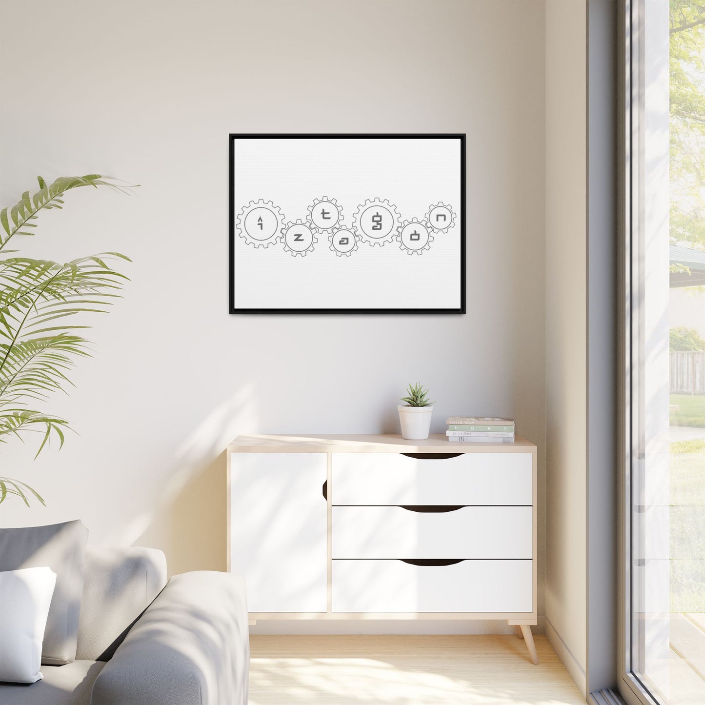 Framed Canvas by Steve