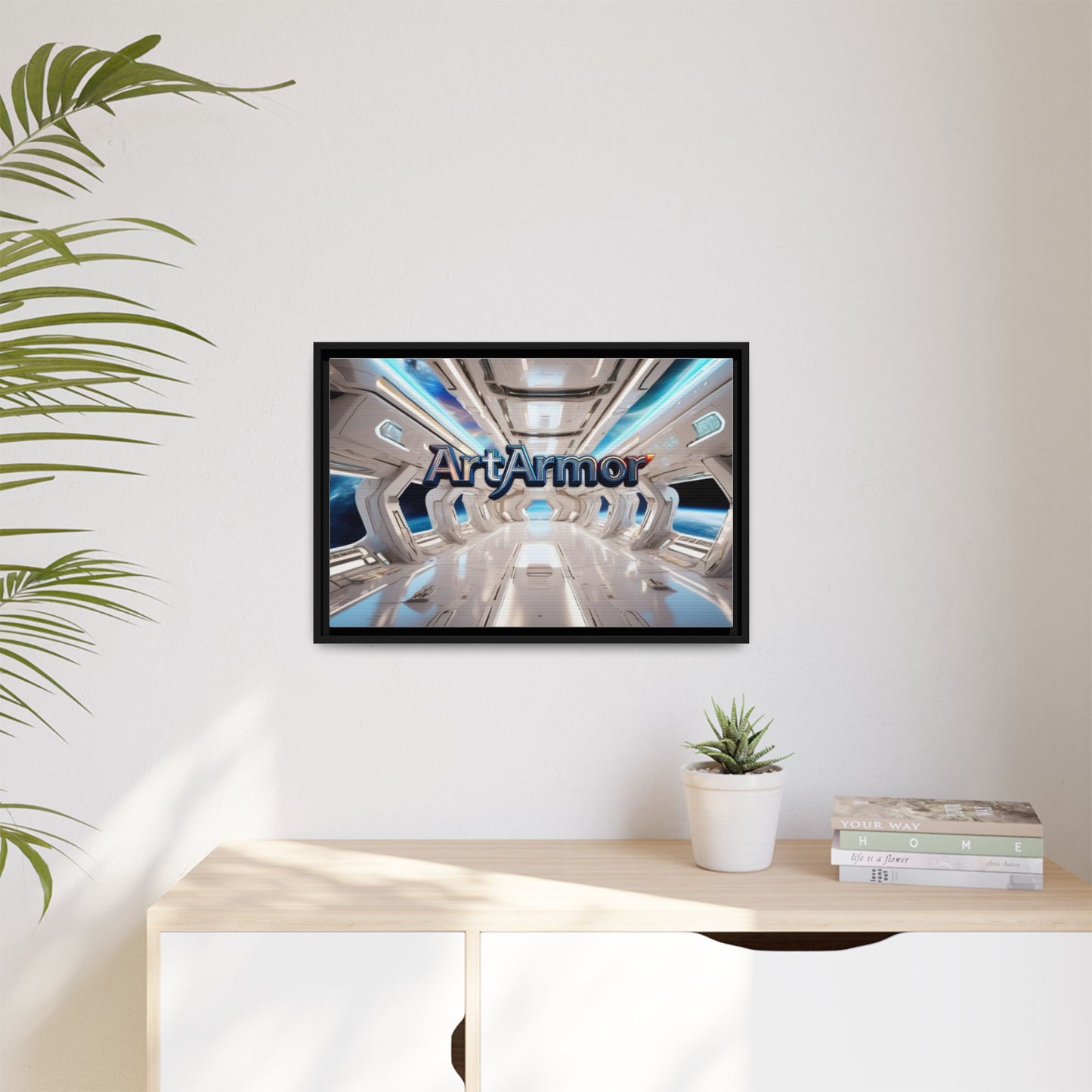 Framed Canvas by Steve