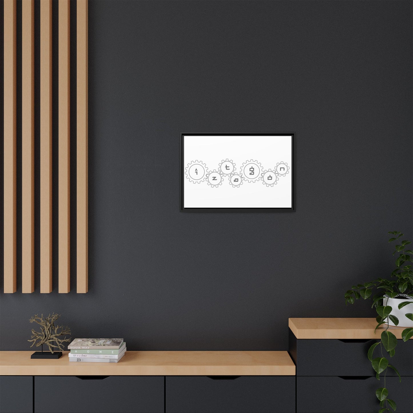 Framed Canvas by Steve