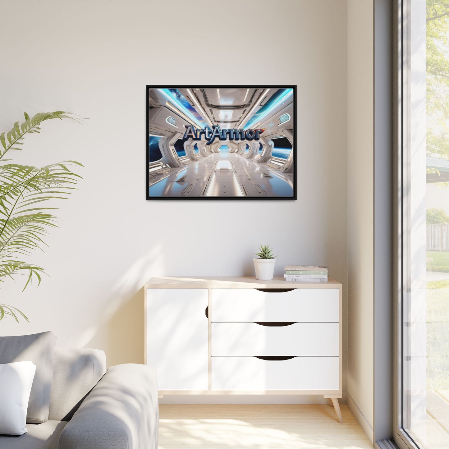 Framed Canvas by Steve