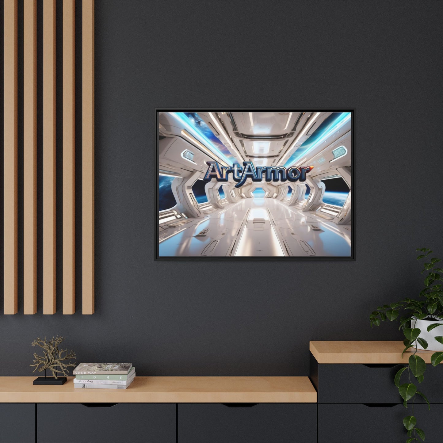 Framed Canvas by Steve