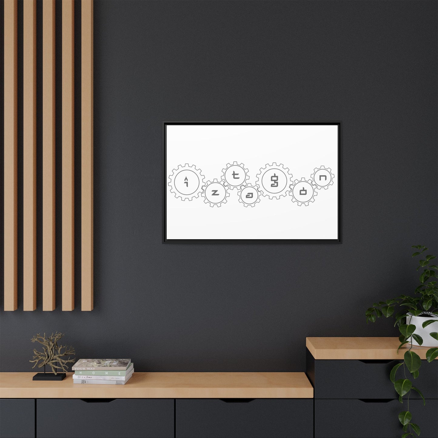 Framed Canvas by Steve