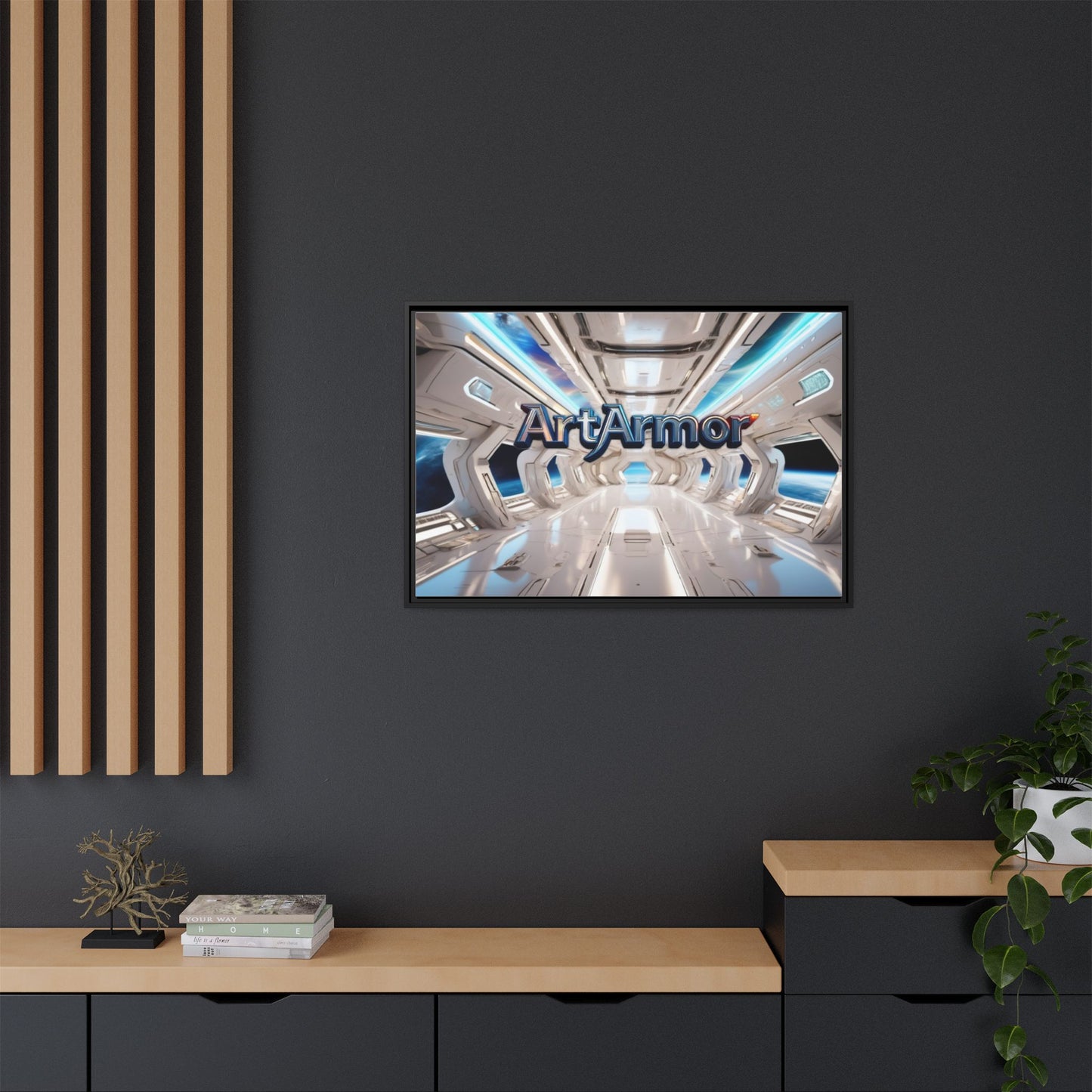 Framed Canvas by Steve