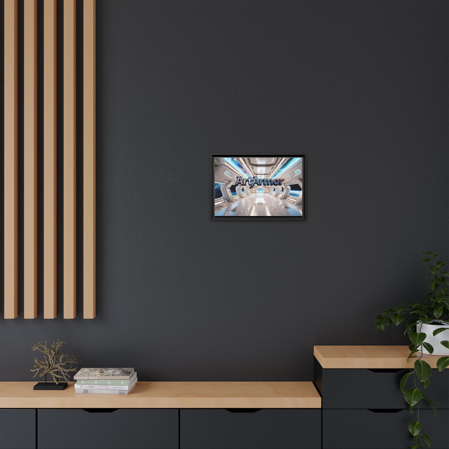 Framed Canvas by Steve