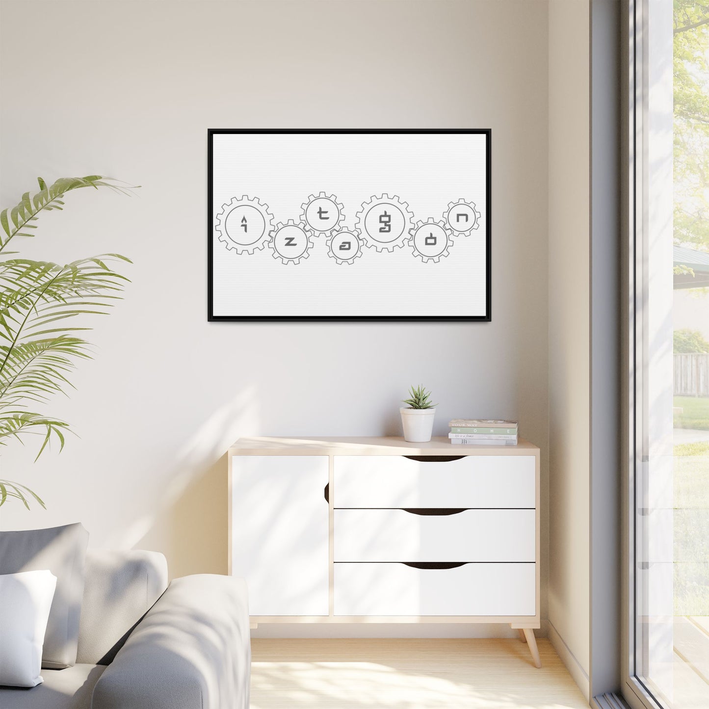Framed Canvas by Steve