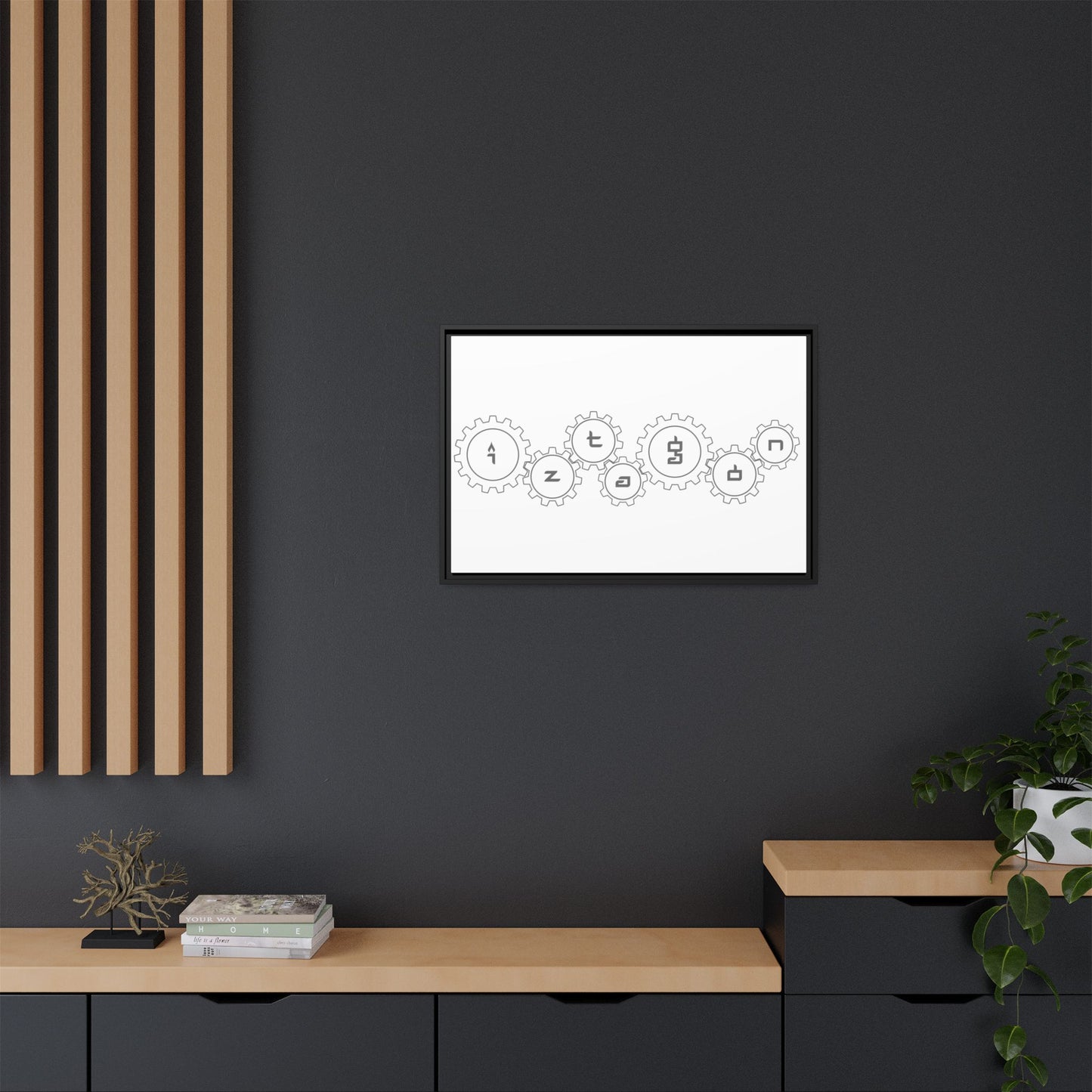 Framed Canvas by Steve