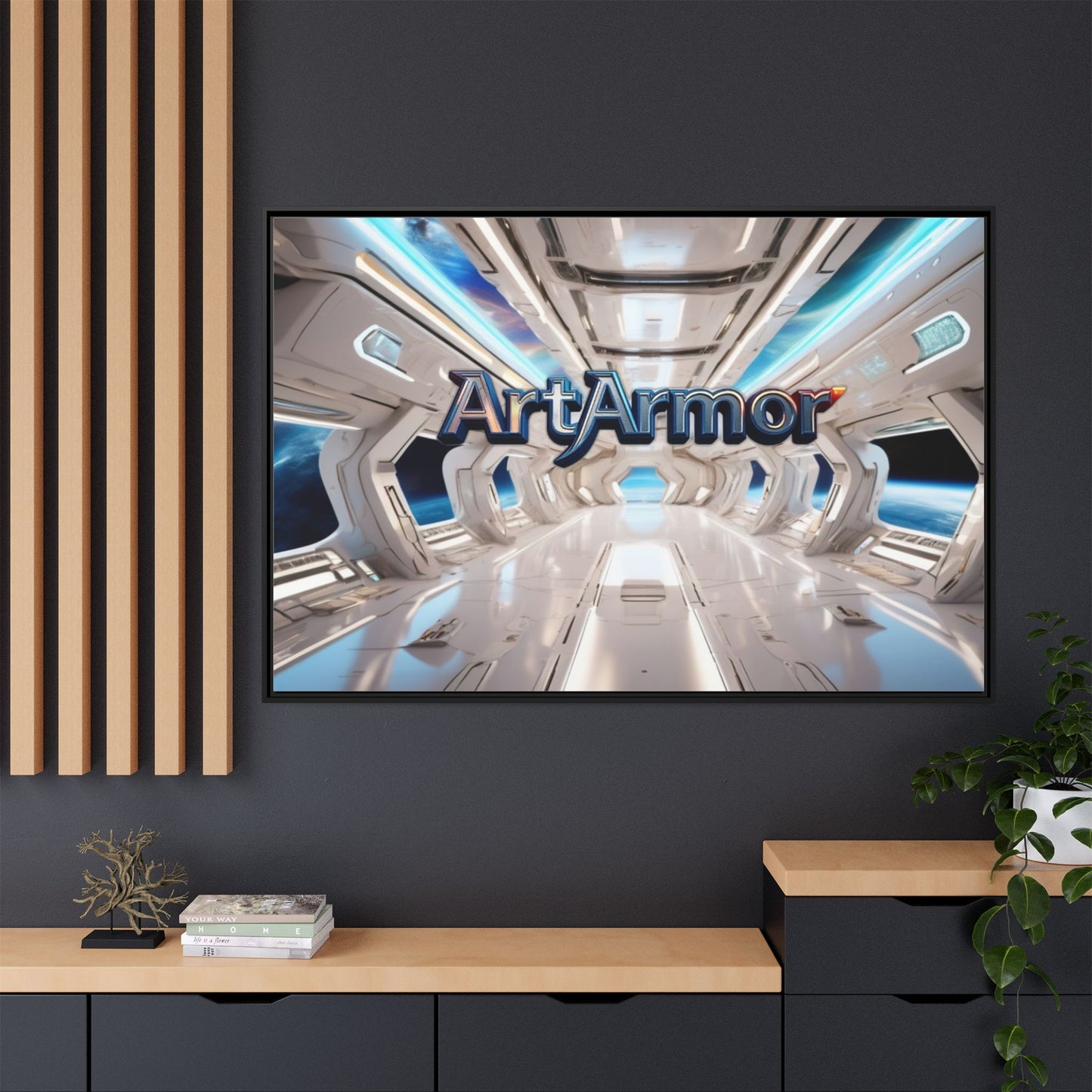 Framed Canvas by Steve