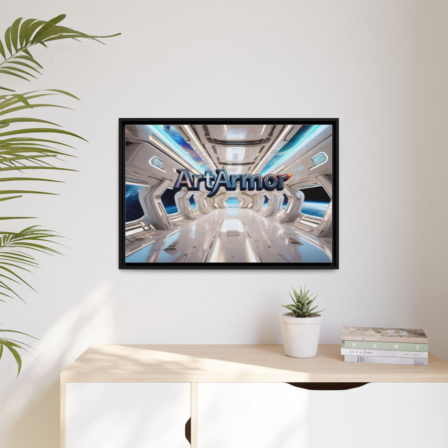 Framed Canvas by Steve