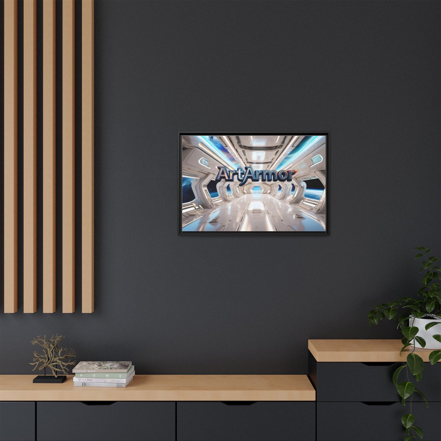Framed Canvas by Steve