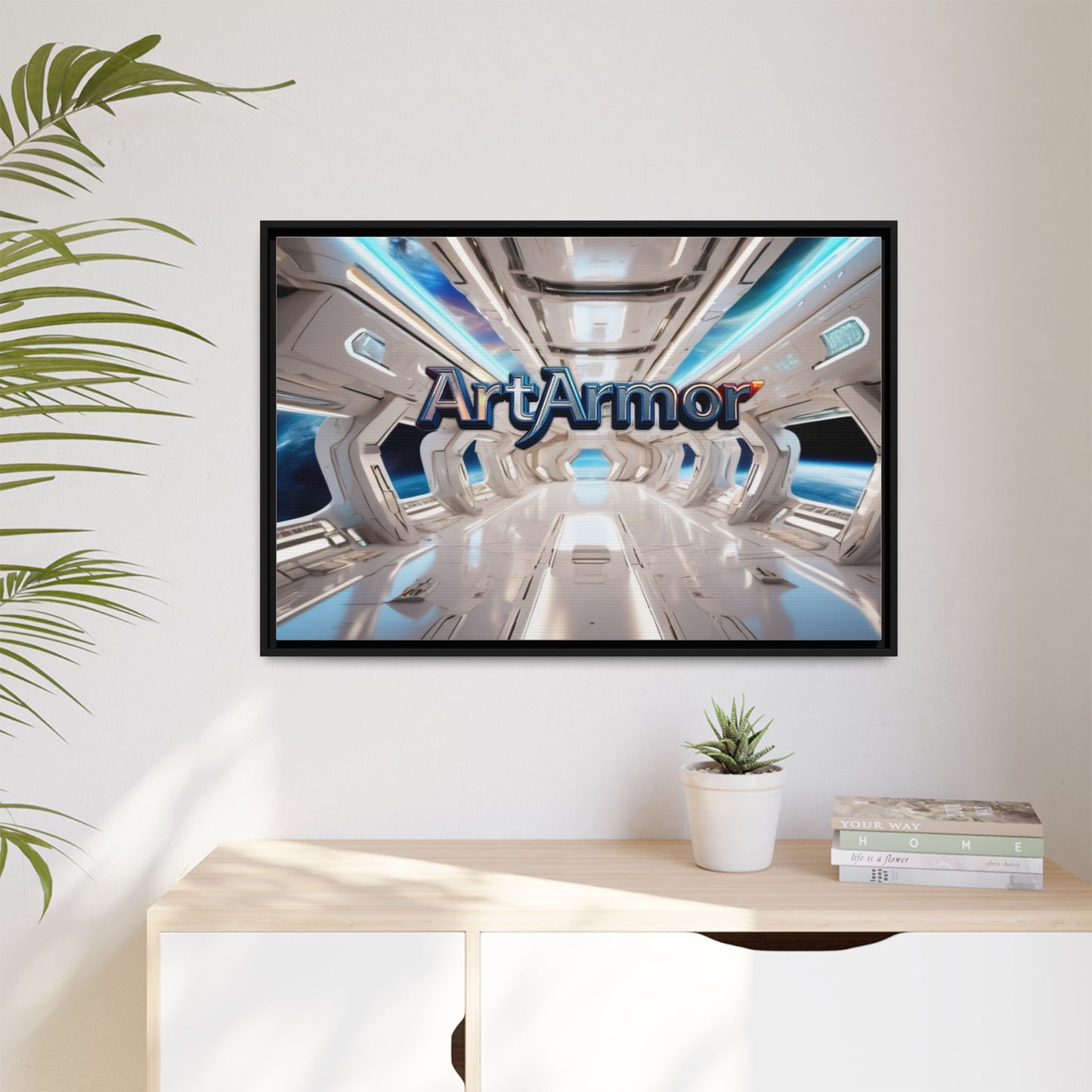 Framed Canvas by Steve